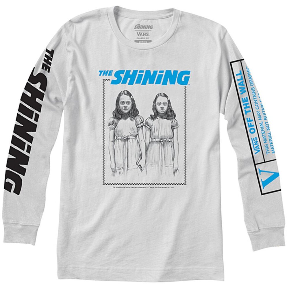 New! VANS x The Shining Grady Twins Long Sleeve T-Shirt House of Terror